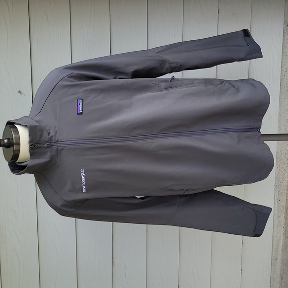 PATAGONIA Adze Soft Shell Rain‎ Forge Grey Mens Sz XL Full Zip Jacket 83525 NEW - Picture 1 of 9